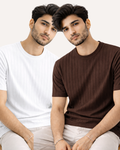 Pack of 2 Drop Needle Basic Tees