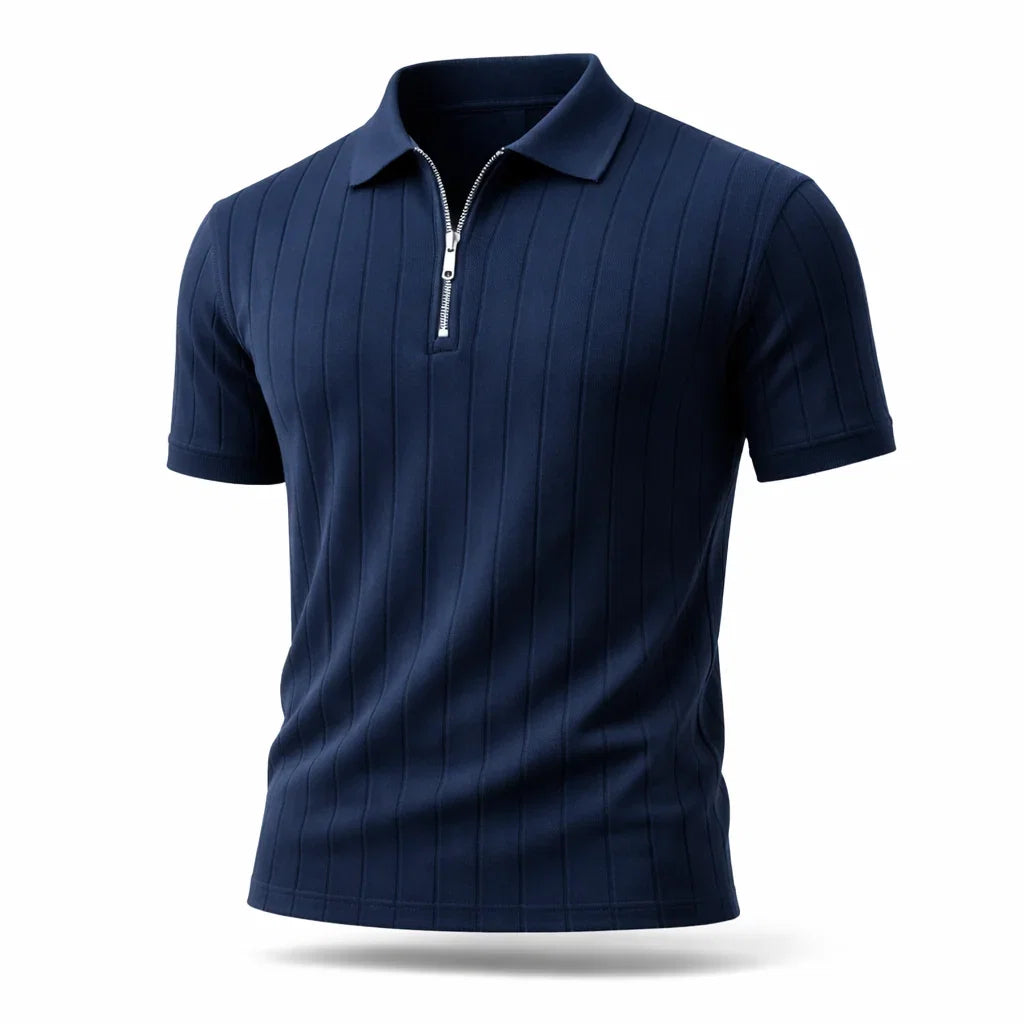 Pack of 2 Drop Needle Zipper Polo