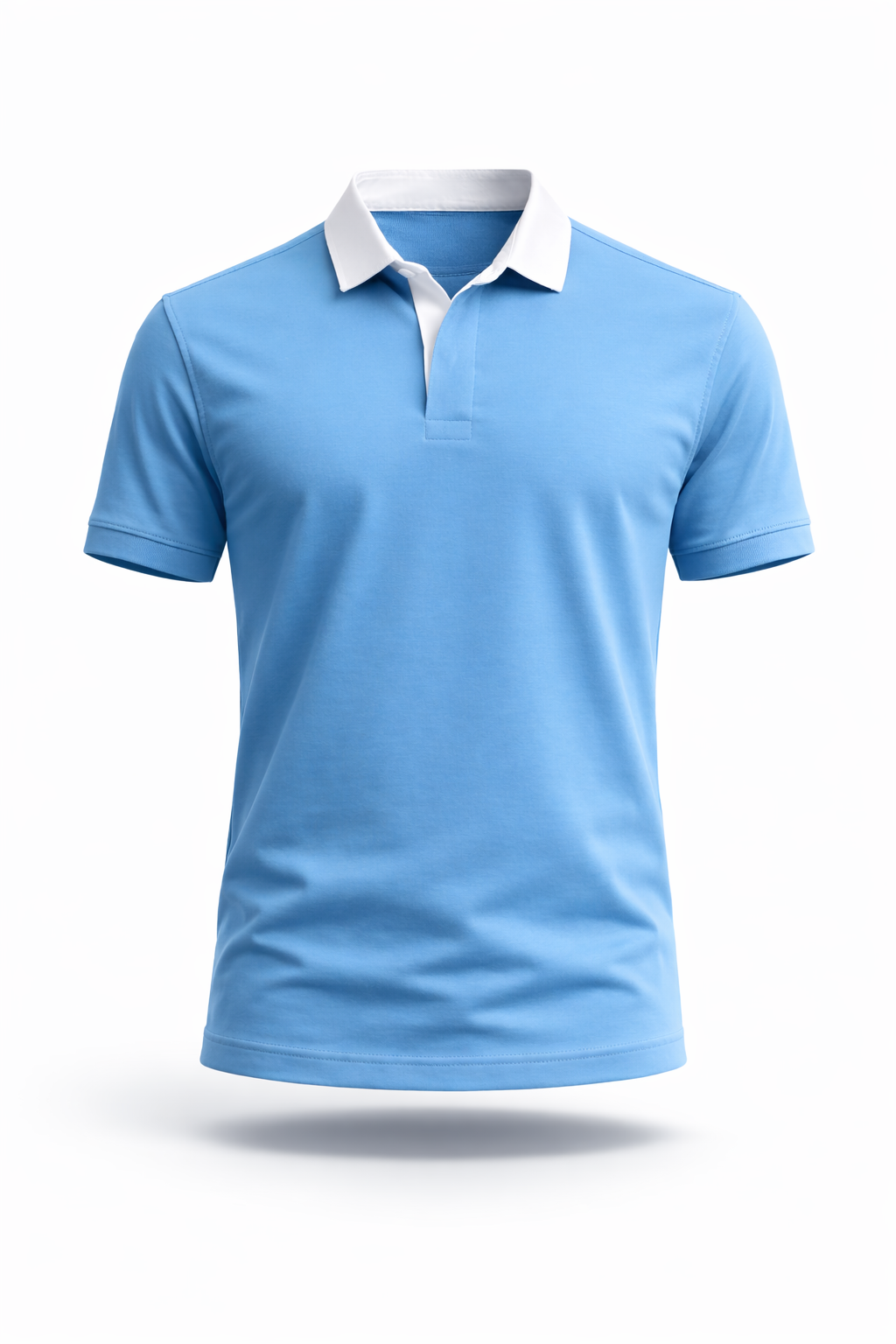 Pack of 2 Two Tone Johnny Collar Polos