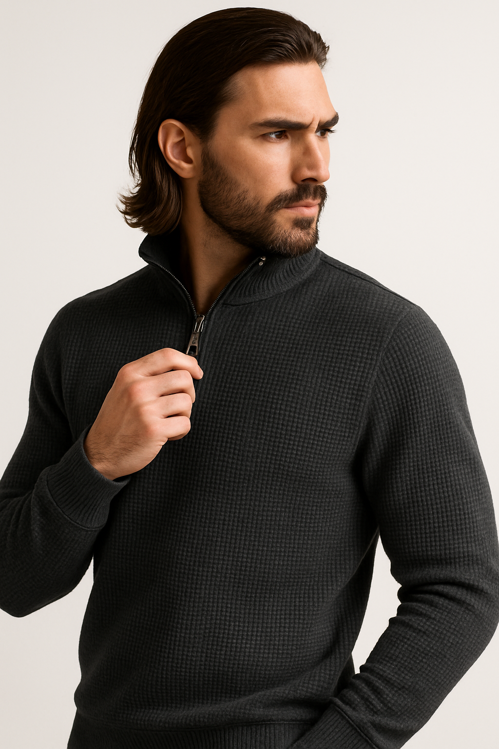Pack of 2 WaffleZip Mocknecks