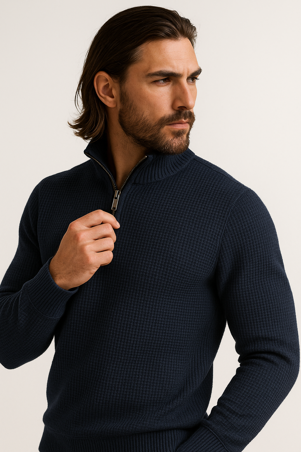 Pack of 2 WaffleZip Mocknecks