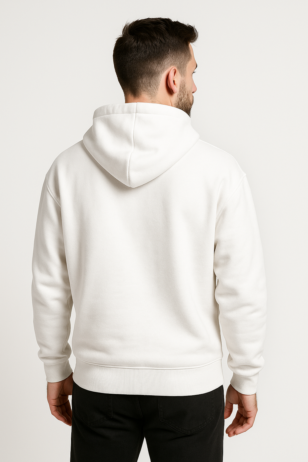 Pack of 2 Basic White & Beige Hoodies