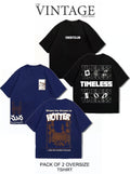 Oversized Dropshoulder Graphic DTF Printed Tshirt For Men and Women